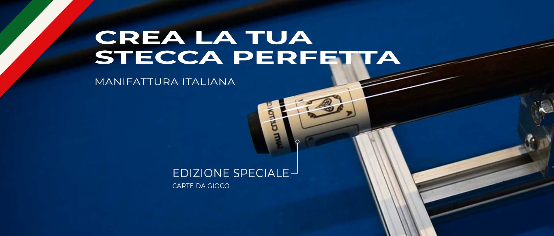 Stecche da biliardo personalizzate